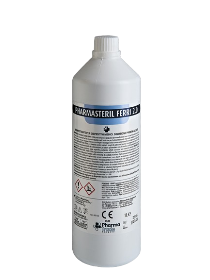Disinfettante per ferri chirurgici PHARMASTERIL FERRI 2.0 – flacone da 1 litro - TORINOMED