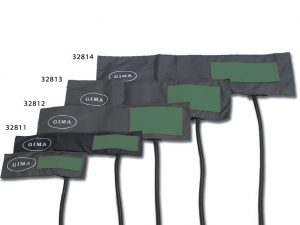 Bracciale in nylon grigio verde Mini cuff - 1 tubo - 33 x 9 cm, 3-7 anni