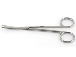 Forbici chirurgiche curve in acciaio inox - Metzenbaum - 18 cm