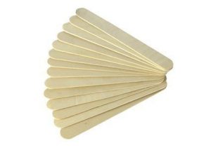 Abbassalingua sterile in legno, confezione da 100 pezzi inseriti in blister di carta medicale - Torinomed