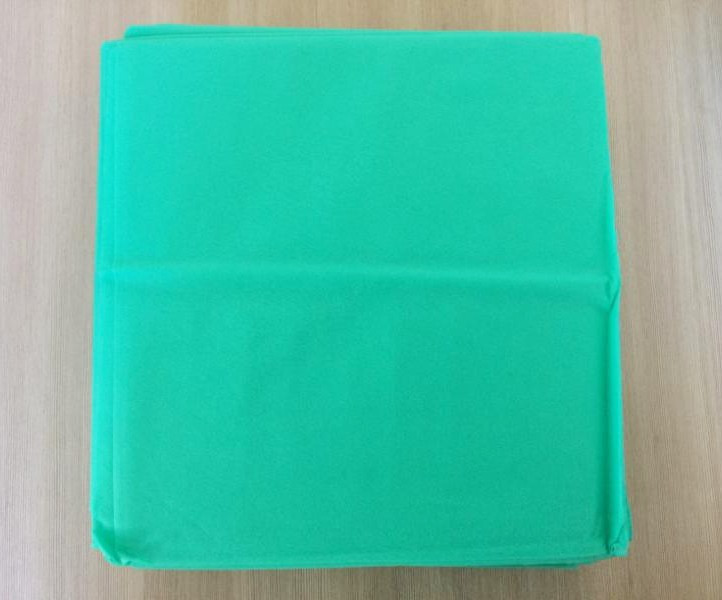 Lenzuola in TNT per barella ambulanza, 25gr./mq., colore verde, misura cm.110×230, confezione da 100 pezzi