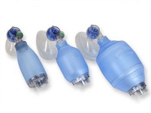 Pallone PVC Pediatrico rianimazione con mascherina, monouso N°3. Capacità: 500 cc.