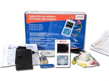Sistema Holter ECG + Software, monitoraggio 24 h