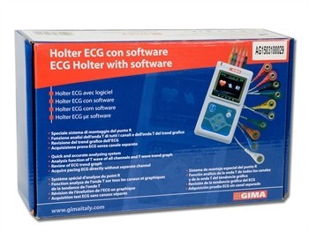 Sistema Holter ECG + Software, monitoraggio 24 h