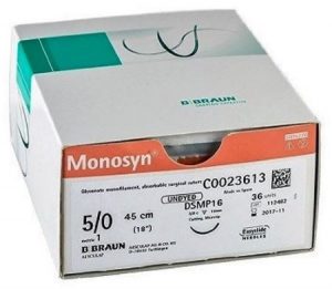 Torino - Sutura MONOSYN® B-BRAUN - 5/0 - C0022103 - 36 fili