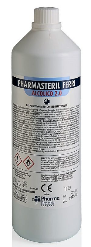 TORINOMED - Disinfettante per ferri e strumentario chirurgico PHARMA STERIL FERRI ALCOLICO - flacone da 1 litro