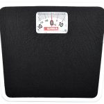 TORINOMED - Bilancia da bagno analogica particolarmente stabile con rivestimento in plastica.