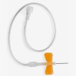 TORINOMED - Ago a FARFALLA 25G con dispositivo di sicurezza LUER LOCK, Conf. 50 pz.