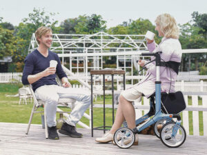 DEAMBULATORE PRINCE - pieghevole - azzurro - immagine 5